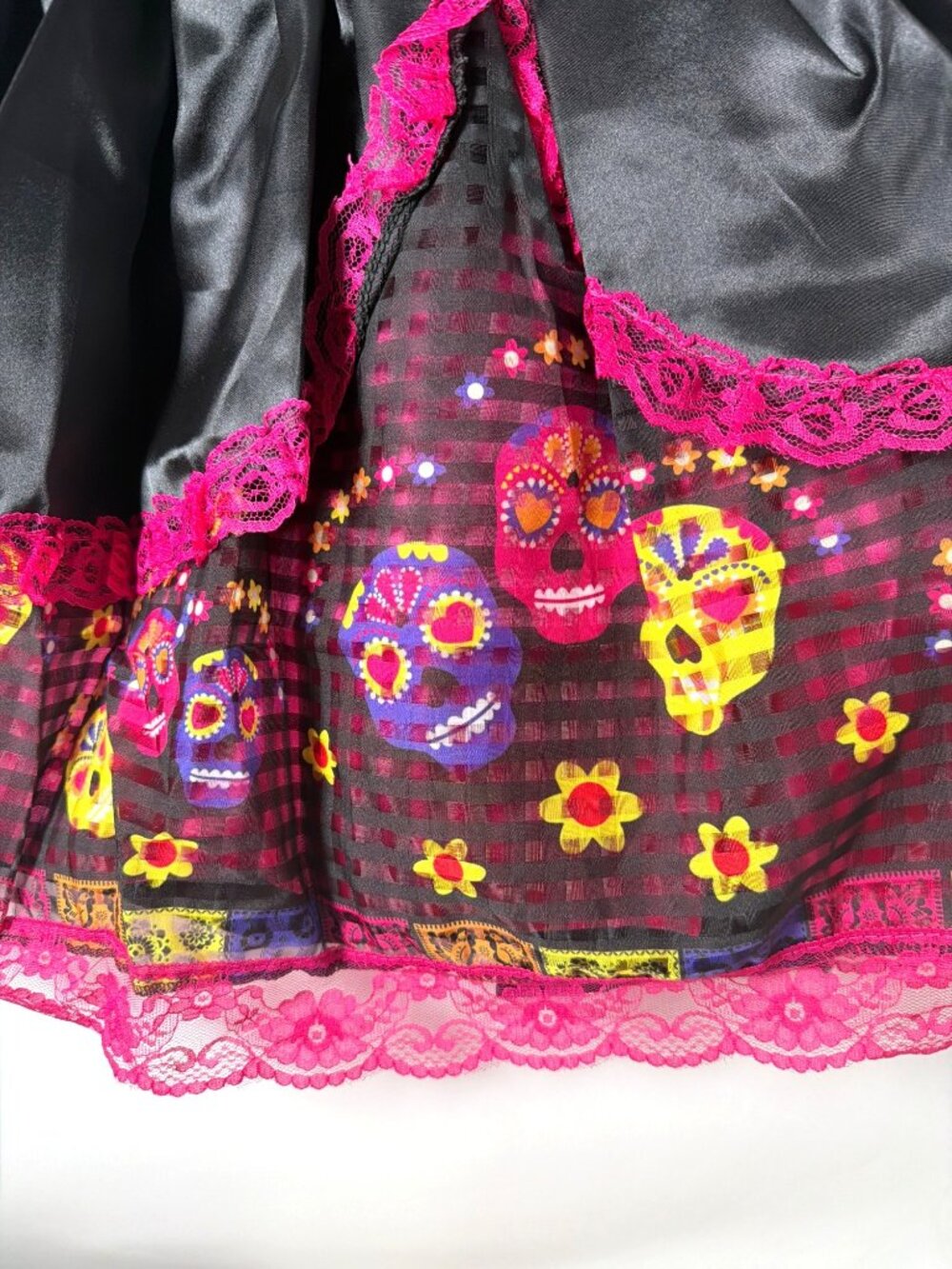 Rubies Day of the dead La Catrina Girls Costume Size Small 3-4 yrs - Picture 5 of 10